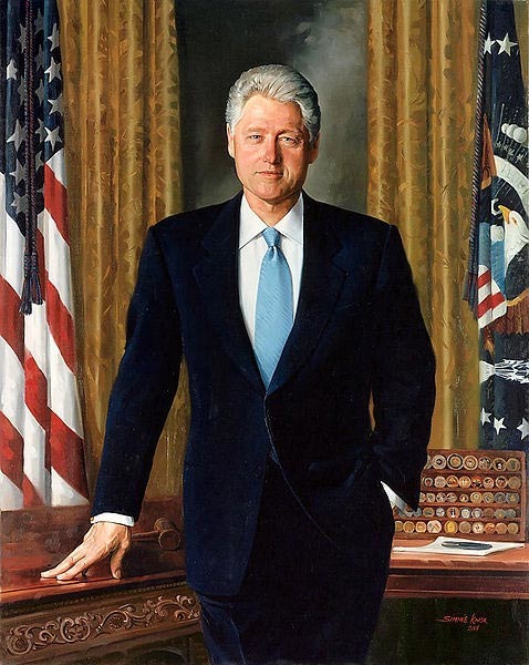  Simmie Knox, President William Jefferson Clinton