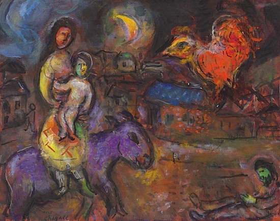 Chagall_Marc-Mother_and_child_on_the_brown_donkey