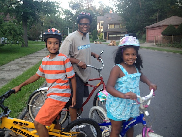 Dickerson Family on Palmer Park Bike Ride, Photo: Sarah James