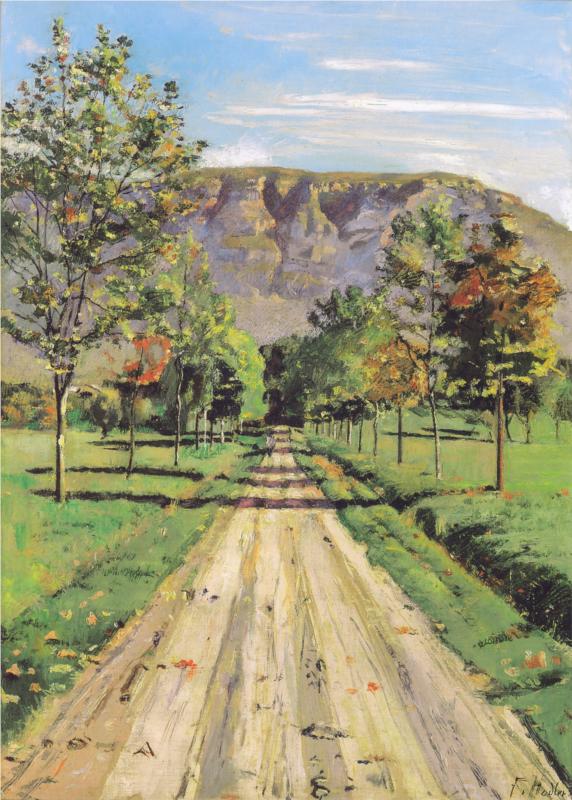 The Road to a Particular Interest, (1890) by Ferdinand Hodler, courtesy of Wikipaintings
