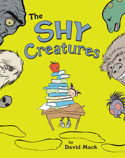 The cover for David's children's book The Shy Creatures