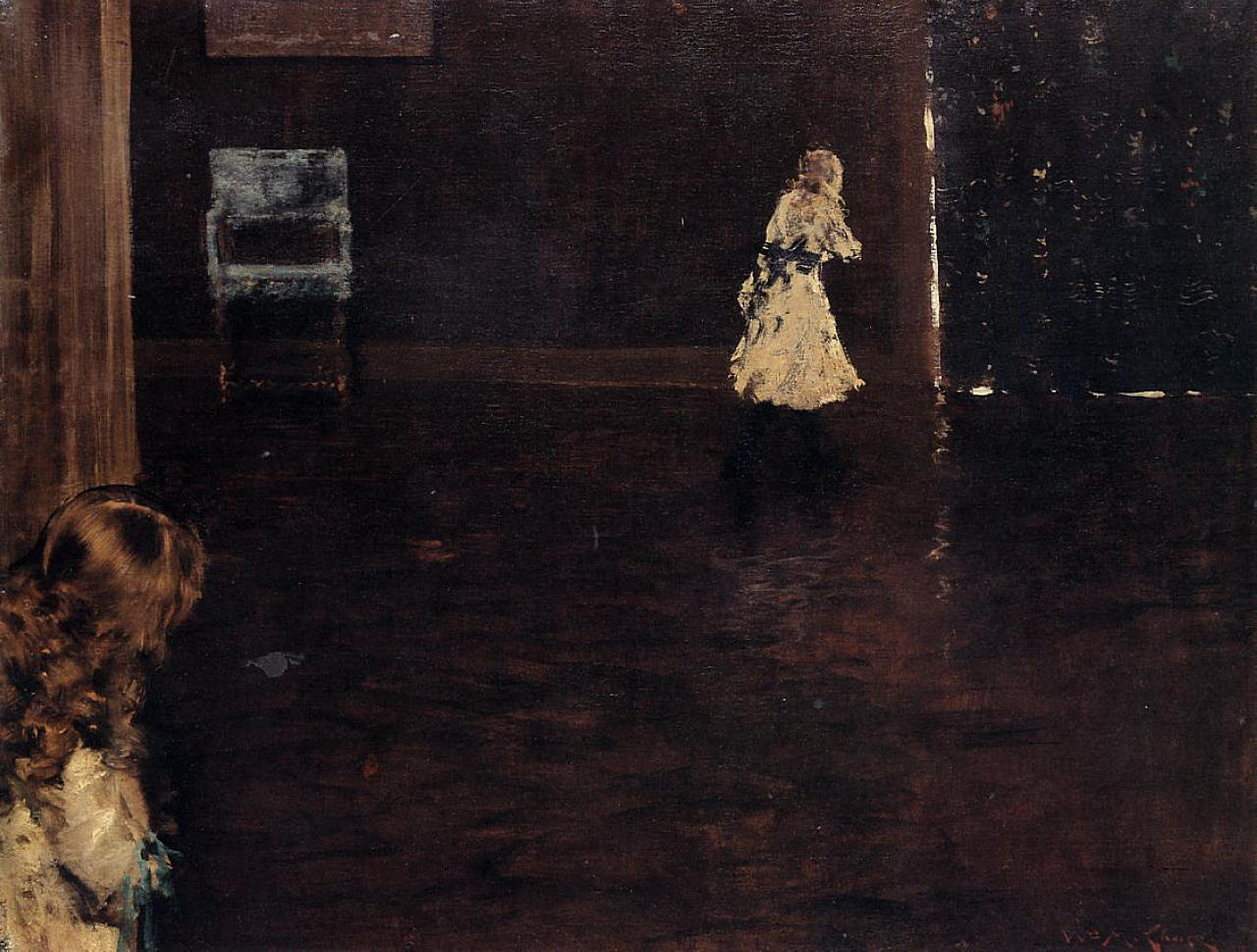Hide and Seek, by William Merritt Chase, (1888), courtesy of Wikipaintings