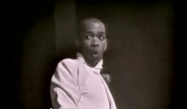 A young Geoffrey Holder in a scene from "Carmen and Geoffrey
