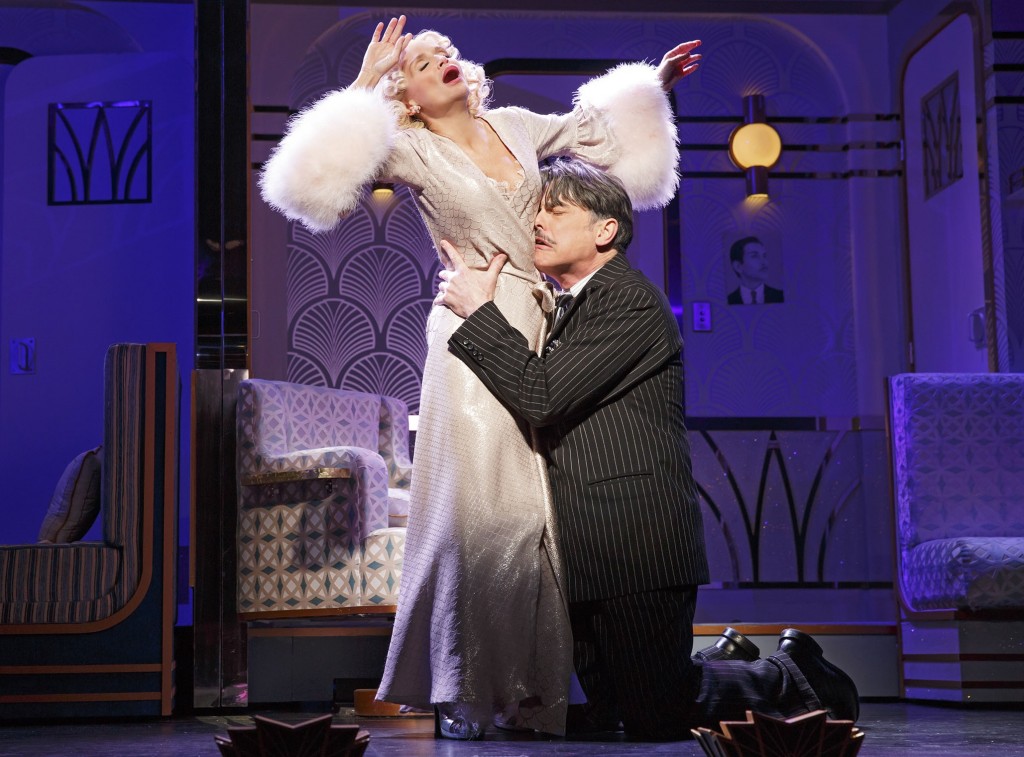 Kristin Chenoweth and Peter Gallagher in On the Twentieth Century Credit: Joan Marcus