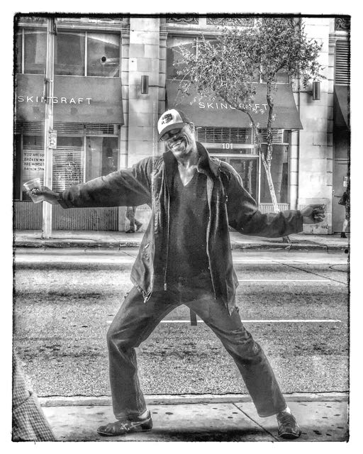 Homeless Man, Dancing DTLA