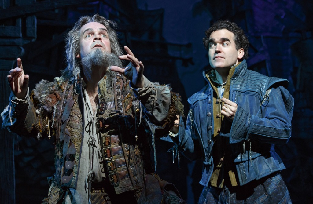 Brad Oscar and Brian d'Arcy James in Something Rotten! Credit: Joan Marcus