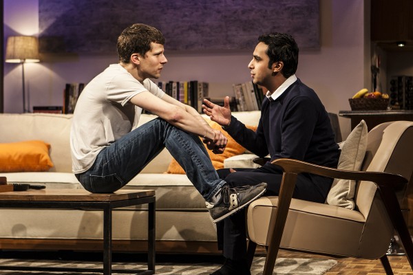 Jesse Eisenberg and Kunal Nayyar in The Spoils Credit: Monique Carboni