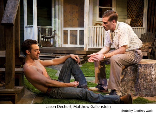 ... in a serious conversation in Picnic at Antaeus