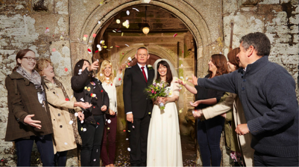 Doc Martin (Martin Clunes) and Louisa (Caroline Catz) tie the knot in this quirky "dramedy, " one of the highest rated series on public television. Doc Martin, from APT Syndication