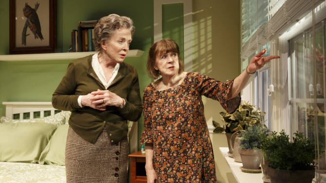 Holland Taylor and Marylouise Burke in Ripcord. Credit: Joan Marcus