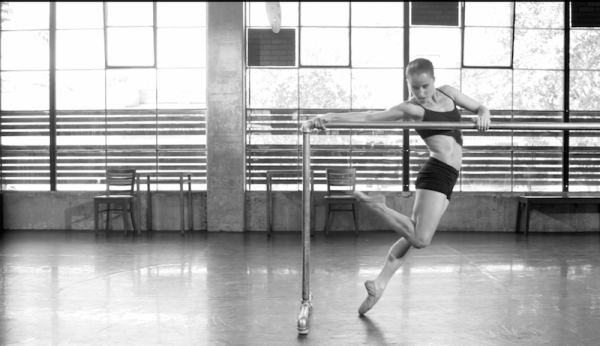 Allison Ulrich at the barre in "Question of You"