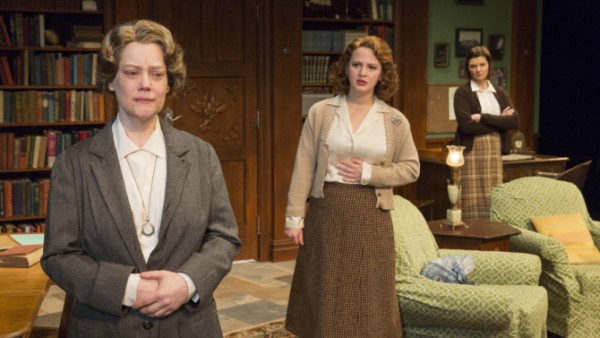 Kellie Overbey, Emily Walton, and Mary Bacon in Women Without Men. Credit: Richard Termine