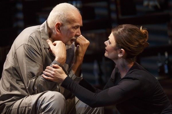 Frank Langella and Kathryn Erbe in The Father Credit: Joan Marcus