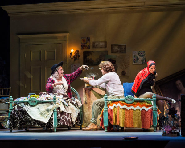 L-R: Betty Buckley, Josh Young and Rachel York in "Grey Gardens" The Musical.