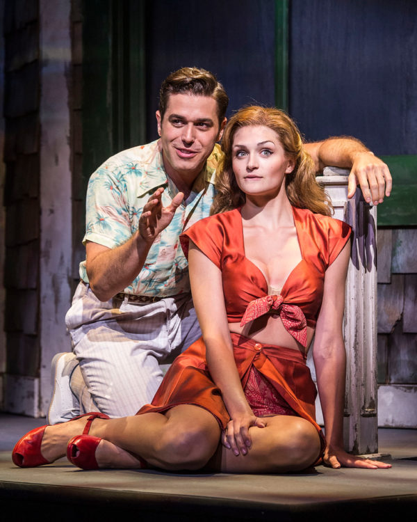 Josh Young and Sarah Hunt in "Grey Gardens" The Musical.