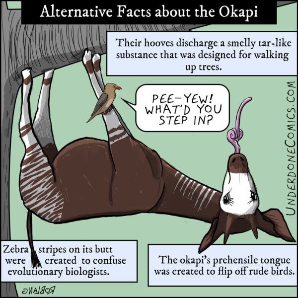 Underdone Comics - Alternative Okapi Facts