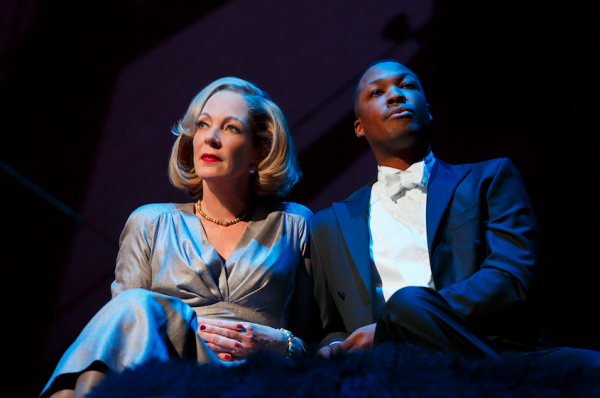 Stockard Channing and Corey Hawkins in Six Degrees of Separation. Credit: Joan Marcus