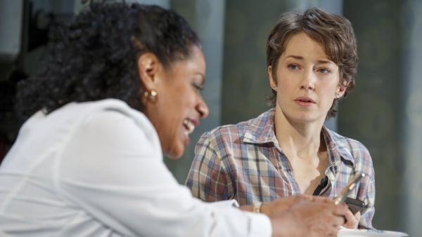 Lisa Colon-Zayas and Carrie Coon in Mary jane. Credit: Joan Marcus