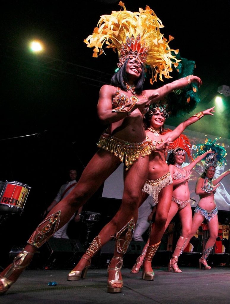 Samba dancers at Brazilian Nites Carnaval. Photo courtesy of the artists.