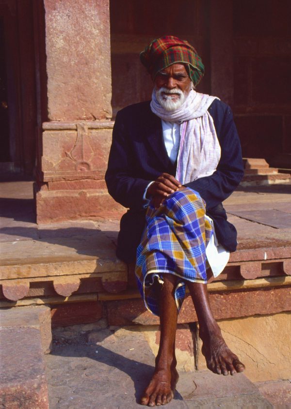 Indian man-Agra, India © Elisa Leonelli 1984