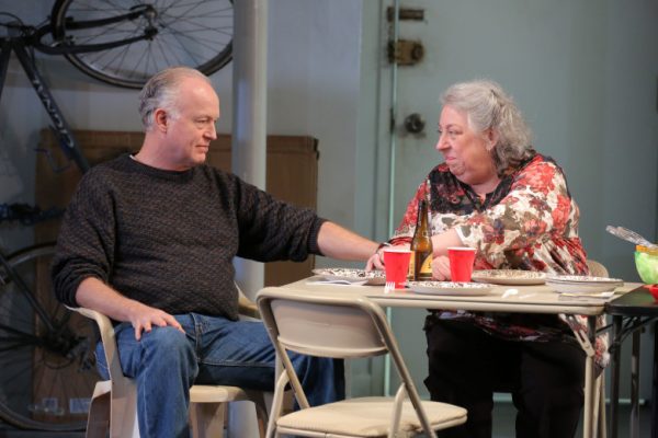 Reed Birney & Jayne Houdyshell in The Humans at The Ahmanson Theatre.