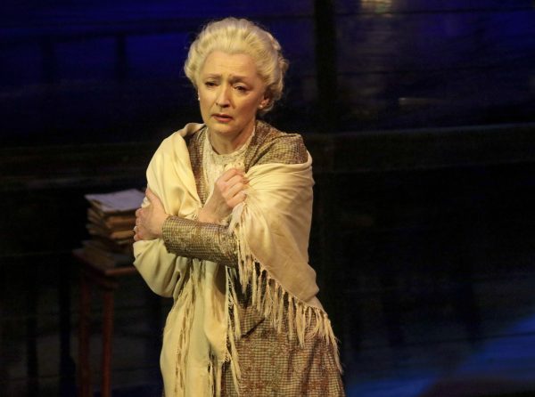 Lesley Manville as Mary Tyrone in Long Day's Journey Into Night at The Wallis. Photo by Lawrence K. Ho.
