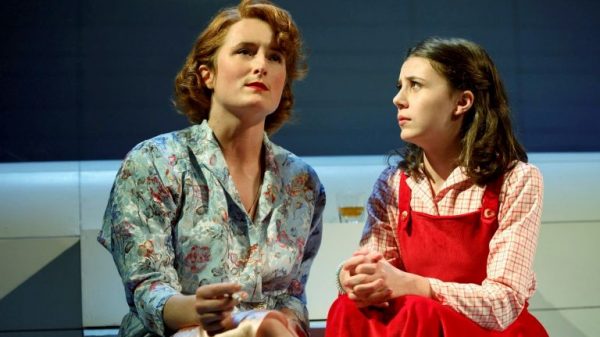 Grace Gummer and Mia Sinclair Jenness in Mary Page Marlowe. Credit: Joan Marcus