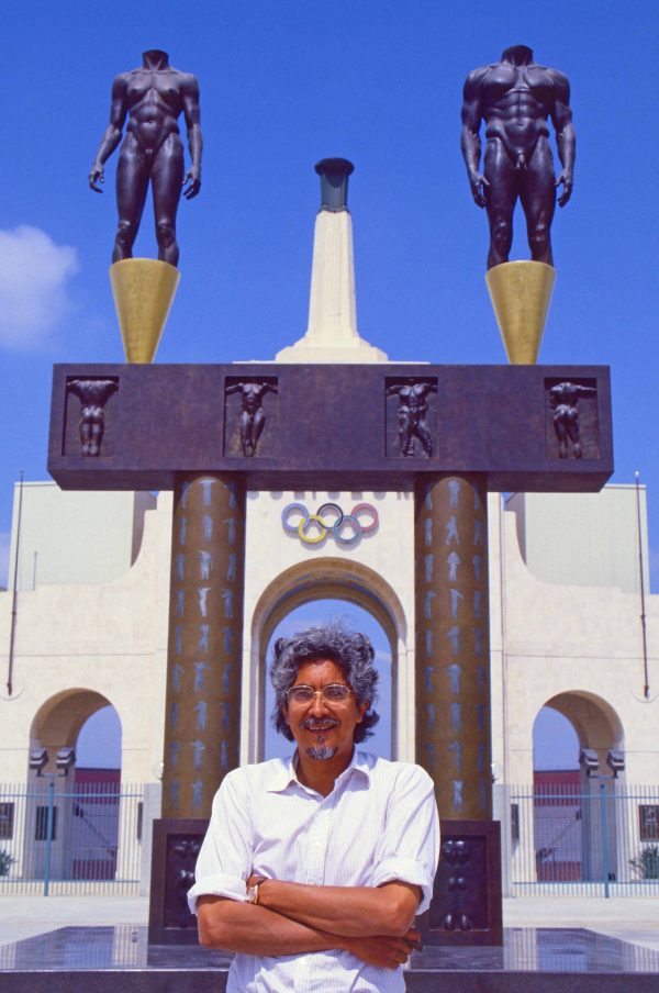 Sculptor Robert Graham. LA Coliseum