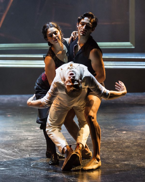 Colin Bates (foreground) and dancers in A Portrait of Dorian Gray at A Noise Within.