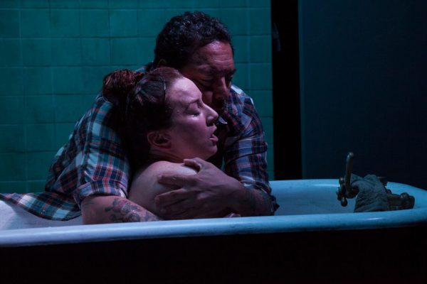 Katy Sullivan & Felix Solis in Cost of Living at The Fountain Theatre.