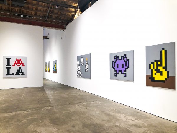 Invader's Into The White Cube (Photo by James L Chapman)