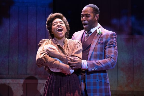 Bryce Charles & Clifton Duncan in Ragtime at The Pasadena Playhouse. Photo by Jenny Graham.