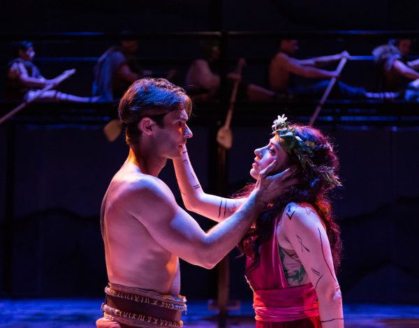 Ty Mayberry & Angela Gulner as Jason & Medea in A Noise Within's production of Argonautika.