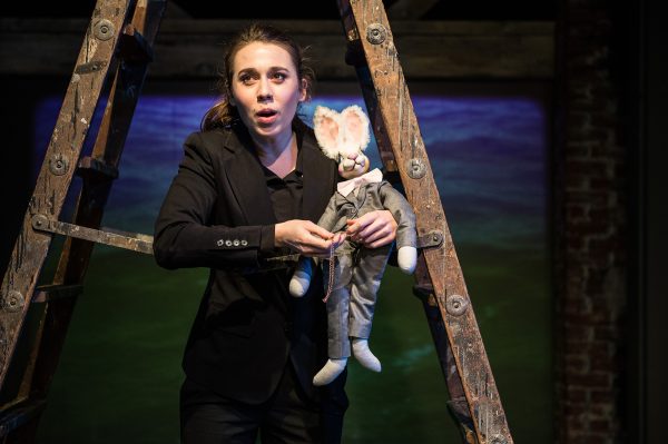 Rachel Weck in the 24th Street Theatre's The Miraculous Journey of Edward Tulane.