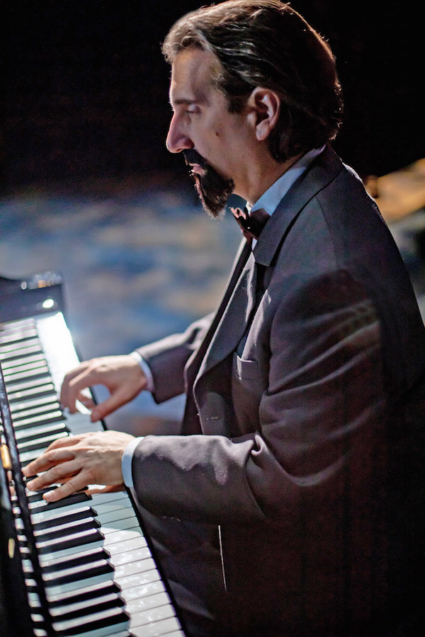 Hershey Felder as Claude Debussy at the Wallis Center for the Performing Arts.