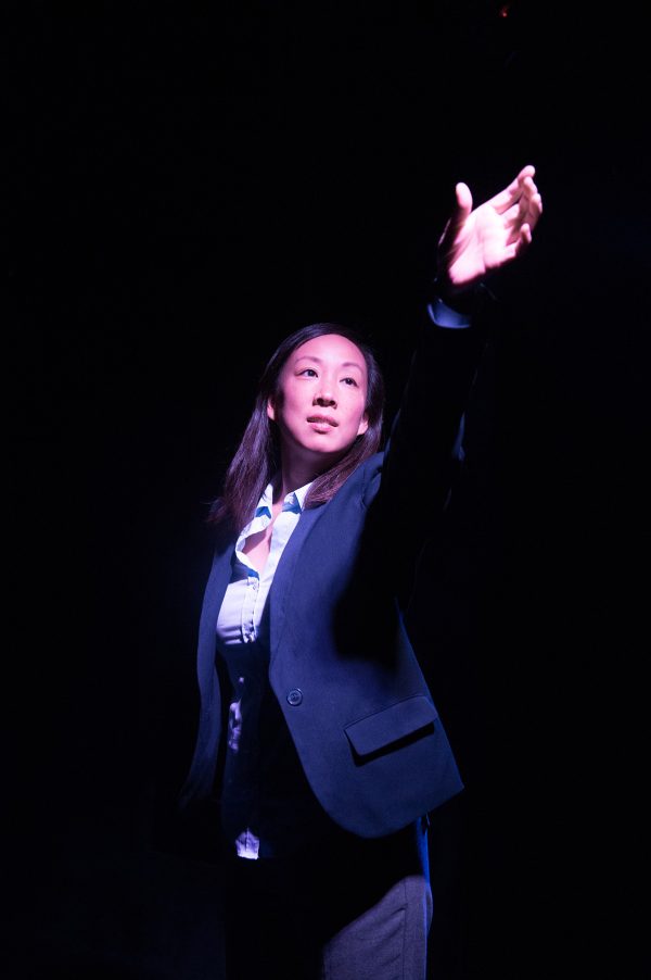 Monica Hong as Hannah in Hannah and the Dread Gazebo at The Fountain Theatre.