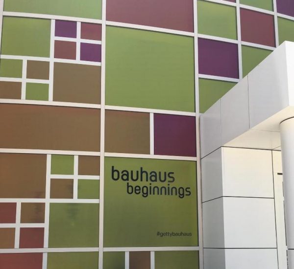 Entrance to Bauhaus Beginnings. Photo by A. Haskins.