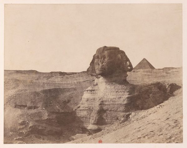 John Beasley Greene, Giza, Sphinx, 1853-54, Bibliotheque          national de France, Paris.