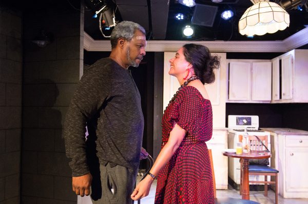 Montae Russell & Liza Fernandez in Between Riverside and Crazy at The Fountain Theatre. 