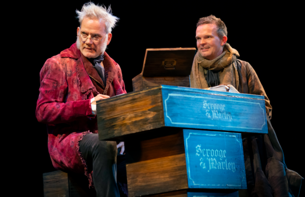 Campbell Scott and Dashiell Eaves in A Christmas Carol. Credit: Joan Marcus