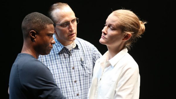TL Thompson, Pete SImpson, and Emily Davis in Is This a Room Credit: Carol Rosegg