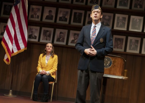 Maria Dizzia & Mike Iveson in What the Constitution Means To Me at the Mark Taper Forum.