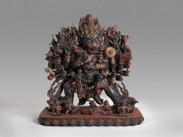Vajrabhairava, 1400-1500 or later, China, wood with paint; Virginia Museum of Fine Arts, E. Rhodes and Leona B. Carpenter Foundation and Arthur and Margaret Glasgow Fund. Photograph © Virginia Museum of Fine Arts, photo by Travis Fullerton.