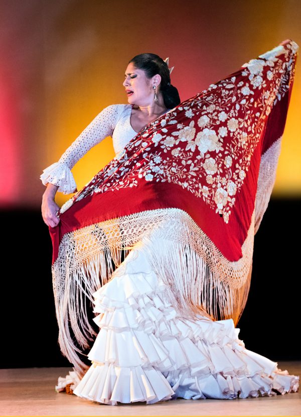Forever Flamenco's Lakshmi Basile. Photo by Bruce Bisenz. 