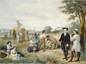 Washington on his plantation